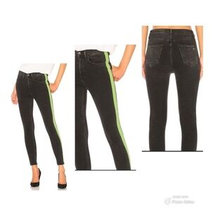 Rag & Bone Maxie High Rise Skinny Black Jeans Size 25